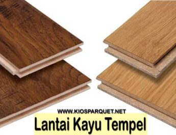 produk lantai kayu tempel